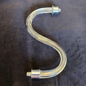 Vtg Antique 5 Arm Chandelier Lamp Ribbed Replacement Part S Arm 9" Individual